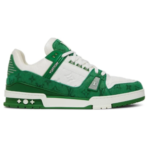 LV Trainer 'Green Monogram Denim'