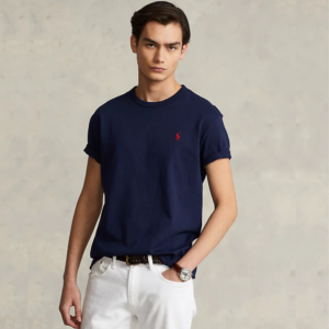 Camiseta Ralph Lauren Masculina Custom Slim Fit