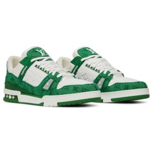 LV Trainer 'Green Monogram Denim'