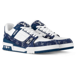 LV Trainer 'Monogram Denim White Blue'