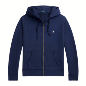 Moletom Com Zíper Azul Marinho 'Polo Ralph Lauren'