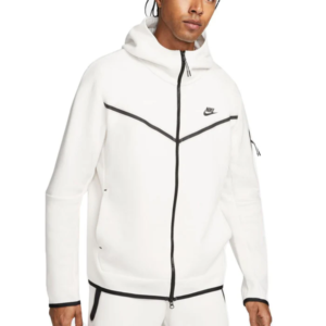 Jaqueta Tech Fleece Branco 'Nike'