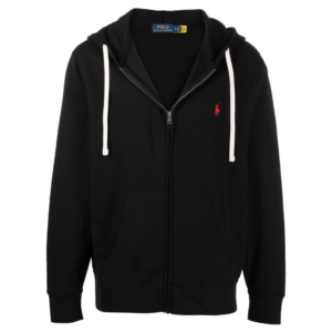 Moletom Com Zíper Preto 'Polo Ralph Lauren'