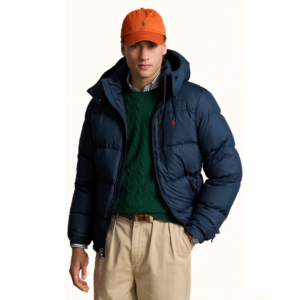 Jaqueta Puffer Azul Marinho 'Polo Ralph Lauren'